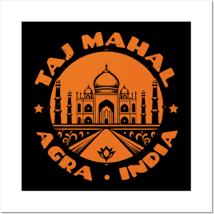 Taj Mahal - Agra India Vintage Posters and Art